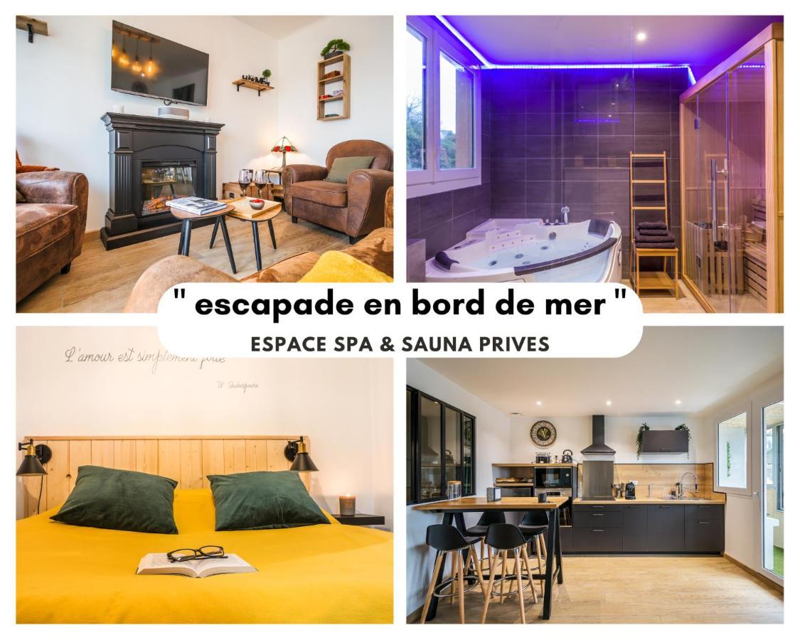 Escapade En Bord De Mer Avec Sauna Et Spa Prives Binic Esterno foto